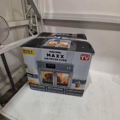 KALORIK DIGITAL MAXX EXTRA LARGE 9-IN-1 AIR FRYER OVEN WITH ACCESSORIES - 26QT - STAINLESS STEEL (MODEL: AFO250AD2) image 6