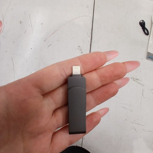 3 IN 1 OTG USB FLASH DRIVE FOR IPHONE/IPAD/IOS/ANDROID/PC USB MEMORY STICK- 256GB- BLACK image 4