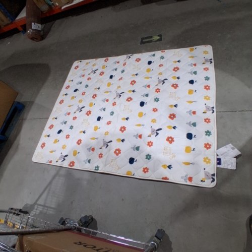 BABY PLAY MAT - 71" X 59" - WHITE MULTICOLOUR (MODEL: WB-09) image 4