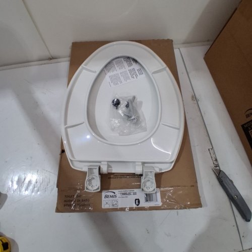 BEMIS 7300SLEC 000 TOILET SEAT - SLOW CLOSE AND REMOVES EASY FOR CLEANING, ELONGATED, WHITE image 2