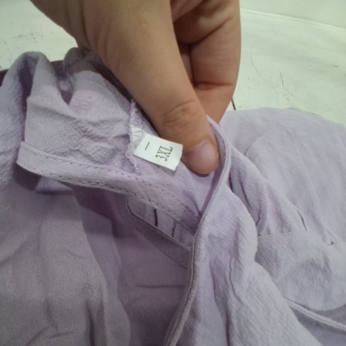 WOMENS BABYSBULE SLEEVELESS COTTON LINEN LONG DRESS - 3XL - LAVENDER PURPLE image 2
