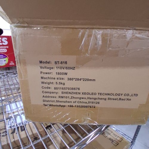 XEOLEO COMMERICAL MILK TEA BLENDER - 1800W - 110V/60HZ - WHITE / RED (MODEL: ST-816) image 3