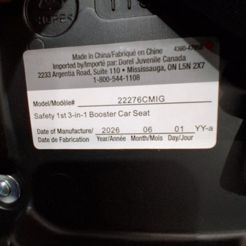 SAFETY 1ST 3-IN-1 HARNESS BOOSTER CAR SEAT - 100LB MAX - MINERAL GREEN - (MODEL: 22276CMIG) image 2