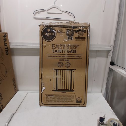 REGALO EASY STEP SAFETY GATE - 29"- 38.5" - WHITE (MODEL: 1160-DS) image 4