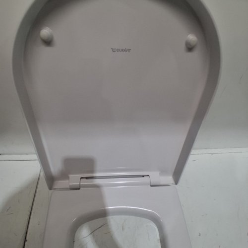 DURAVIT STARCK 3 ELONGATED TOILET SEAT AND COVER - WHITE ALPINE (MODEL: 0063320000) image 3