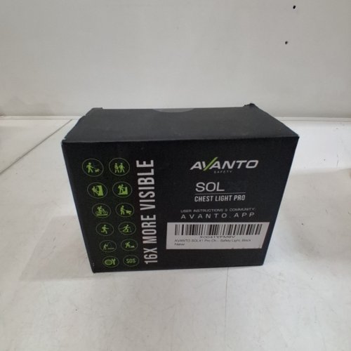 AVANTO SAFETY SOLX1 CHEST LIGHT PRO - 500LM - 2 LIGHT MODES - BLACK image 2