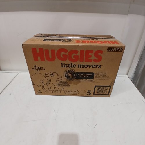 132PK HUGGIES LITTLE MOVERS DIAPERS - SIZE 5 (27+LBS) - DISNEY BABY LION KING (MODEL: 56316) image 3