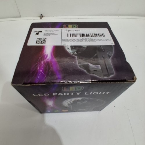 LED PORTABLE DISCO PARTY LIGHT - BLACK image 3