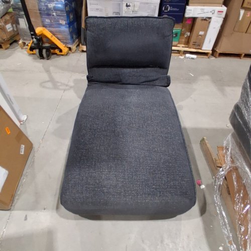 UPHOLSTERED CHAISE LOUNGE - 55" - CHARCOAL GRAY image 2