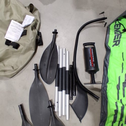 INTEX K2 CHALLENGER 2-PERSON INFLATABLE KAYAK - GREEN (MODEL: 68306NP) image 6