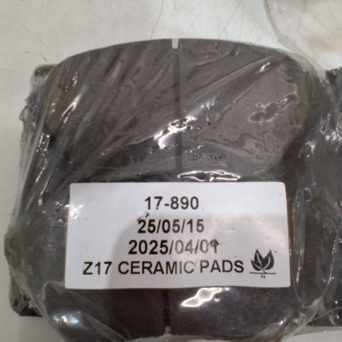 POWER STOP Z17 EVOLUTION PLUS CERAMIC BRAKE PADS AND HARDWARE - FRONT - FITS VARIOUS (2001-2005) MAZDA MIATA - BLACK (MODEL: 17-890) image 4