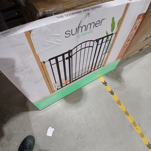 SUMMER BY INGENUITY EXTRA TALL WALK-THRU 48W SERIES BABY GATE - 32" X 30" TO 48" - BLACK (MODEL: 17016 ) image 4