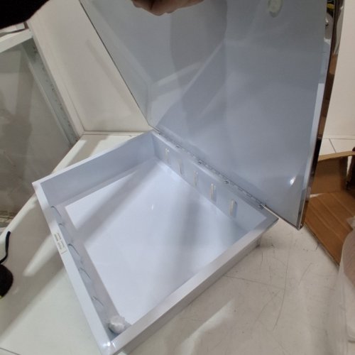 TOOLWAY RECESSED MOUNT SWING DOOR MEDICINE CABINET - 16" X 22" X 4" - SILVER (MODEL: H190004) image 5