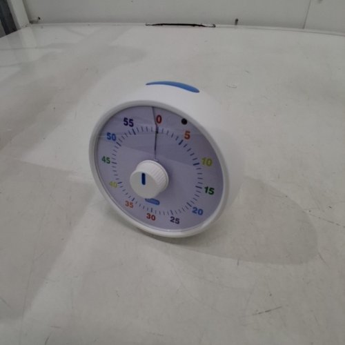 KIECKY SQUIRREL 60-MINUTE VISUAL TIMER - 3.5" X 3.5" X 2.85" - WHITE (MODEL: ML6300W) image 3