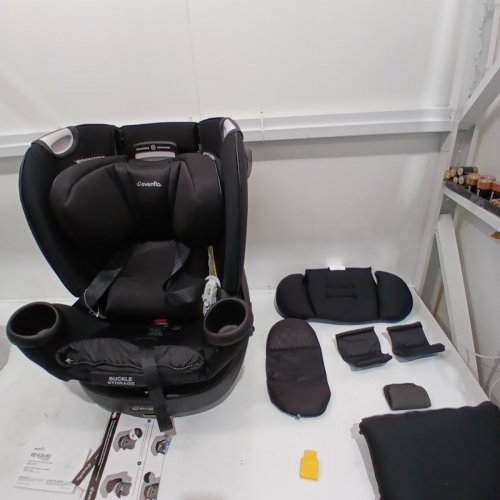 EVENFLO REVOLVE360 EXTEND ALL-IN-ONE ROTATING CAR SEAT - 4 TO 120LBS MAX - BLACK (MODEL: CS360212310C) image 3