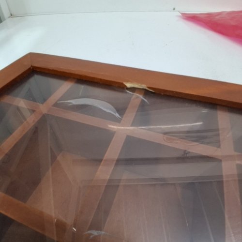 DECORATIVE WOODEN STORAGE AND ORGANIZER BOX - 10"X8"X2.5" - BROWN image 3