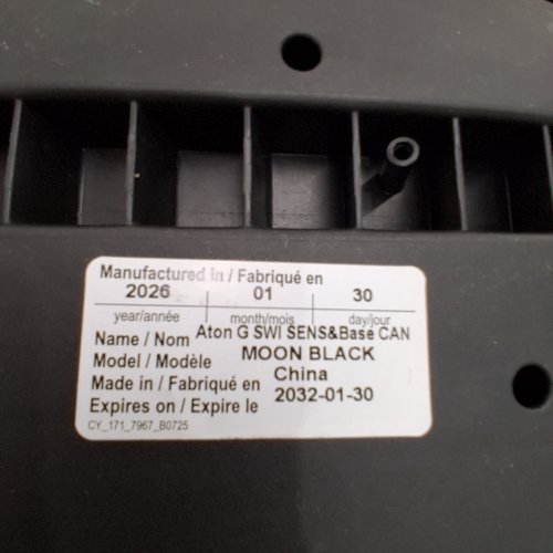 CYBEX GOLD ATON G SWIVEL 180° CAR SEAT WITH SENSORSAFE - MOON BLACK (MODEL: 522004801) image 2