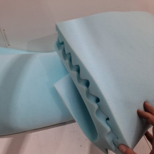 DREAM SERENITY FOAM MATTRESS TOPPER - QUEEN - 59" X 79" - BLUE image 4