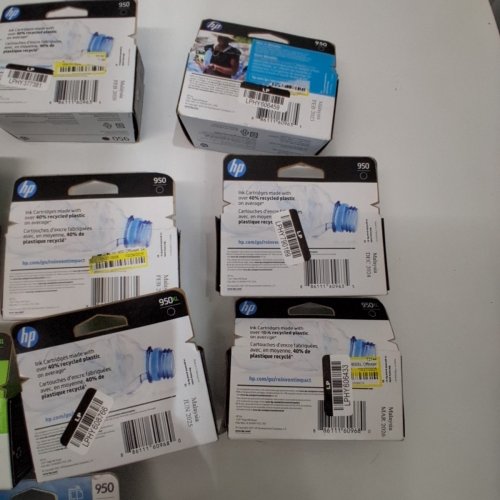 10 *EXPIRED* ASSORTED HP 950/950XL INK CARTRIDGES FOR SELECT OFFICEJET AND OFFICEJET PRO PRINTERS - HIGH YIELD AND STANDARD BLACK (MODEL: CN049AN/CN045AN) image 3