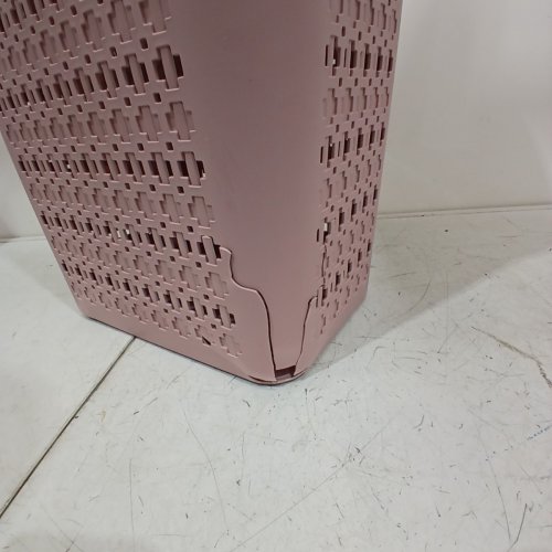 MIND READER SLIM LAUNDRY HAMPER WITH LID - 60L - PINK image 3