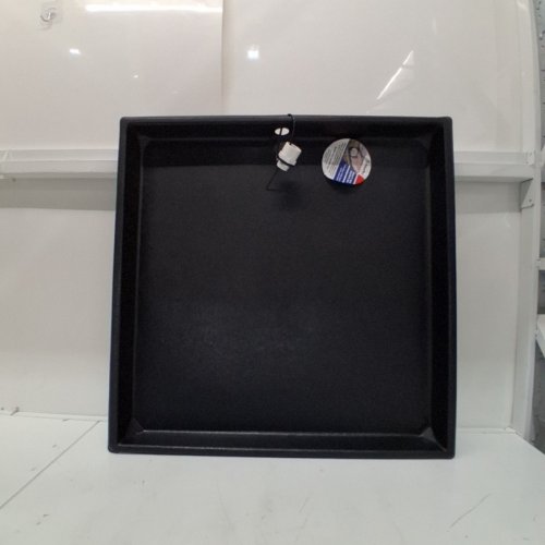 ASURITY 24" X 24" PLASTIC DRAIN PAN - BLACK (MODEL: 6-2424L) image 2