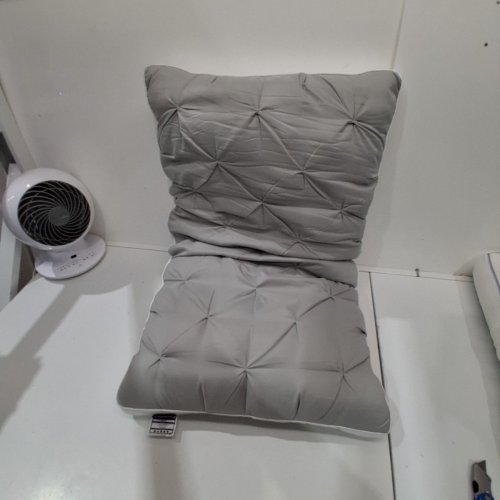 MELLOW PLOOF PILLOW - KING, 20" X 36" - GREY image 2