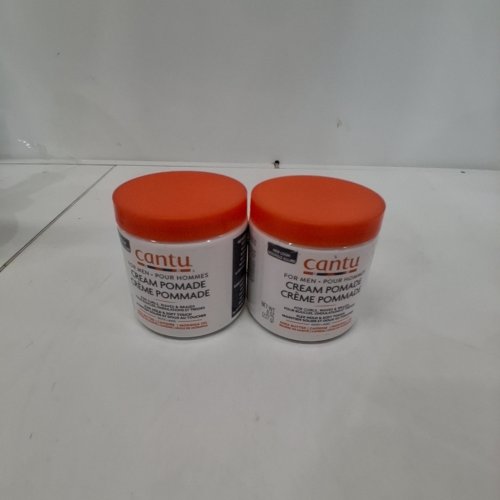 2 CANTU FOR MEN FLEX HOLD CREAM POMADE - 12 OZ EACH image 2