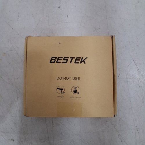 BESTEK PORTABLE POWER ADAPTER & CONVERTER - AC100-120V - WHITE (MODEL: MRZ2015U) image 4
