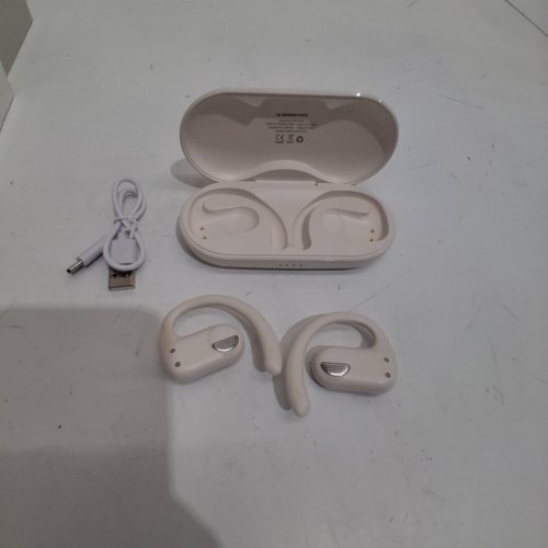 MONSTER OPEN EAR AIR CONDUCTION BLUETOOTH HEADPHONES - WHITE GOLD (MODEL: AC312) image 5