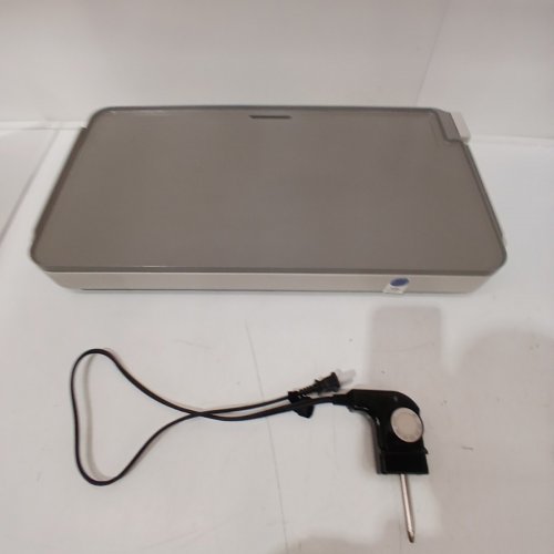 BELLA ELECTRICAL GRIDDLE WITH WARMING TRAY - 22" X 12" - OATMILK (MODEL: 2781607) image 4