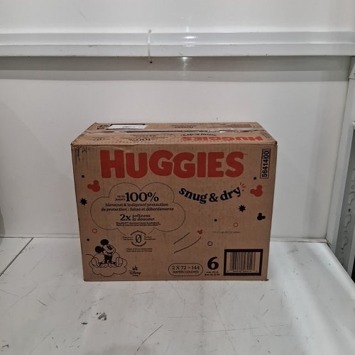 144PK HUGGIES SNUG & DRY SIZE 6 (MODEL: 5641400) image 2