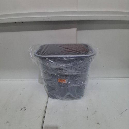RUBBERMAID COMMERCIAL DECKSIDE PLASTIC WASTEBASKET - 7GAL - GREY (MODEL:2956) image 4