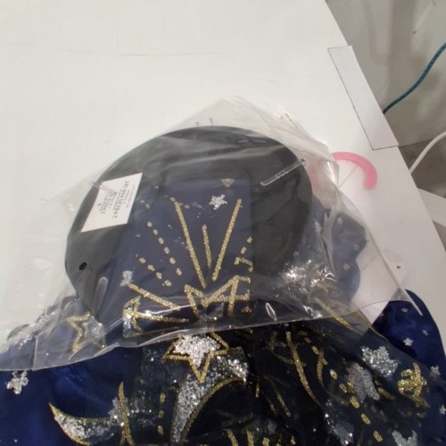 2PC GIRLS PALAMON MIDNIGHT WITCH COSTUME - MEDIUM 8/10 - BLUE/SILVER/GOLD (STYLE: 40971) image 3