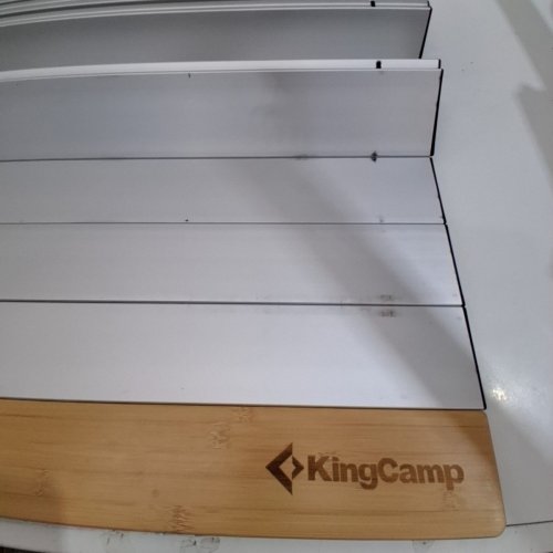 KINGCAMP ADJUSTABLE ALUMINUM CAMPING TABLE - 55" X 27" - GRANITE (STYLE: GRANITE C20 MIX) image 6
