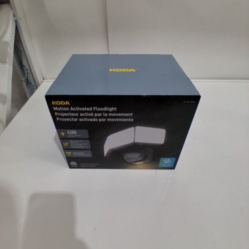 KODA LED MOTION SENSOR LIGHT - 4200 LUMENS, 70FT RANGE - WHITE (MODEL:1806206) image 2