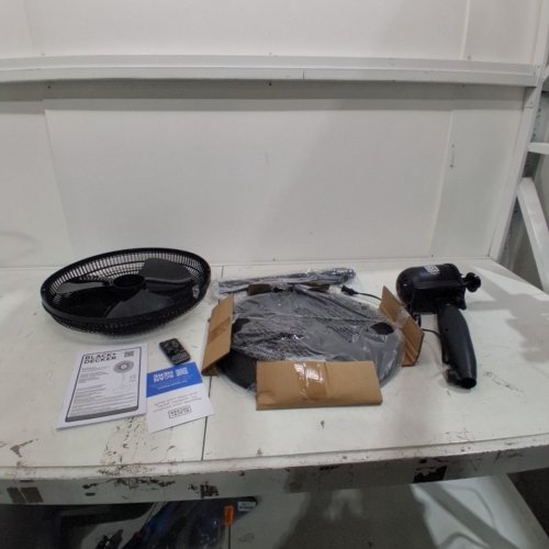 BLACK AND DECKER STAND OSCILLATING FAN WITH REMOTE - 16" - BLACK image 3