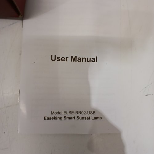 EASEKING SMART SUNSET LAMP (MODEL: ELSE-RR02-USB) image 3