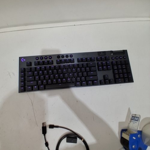 LOGITECH G915 X LIGHTSPEED RGB BLUETOOTH WIRELESS RGB MECHANICAL GAMING KEYBOARD WITH LIGHTSPEED USB RECEIVER AND GL LINEAR RED SWITCHES - BLACK (MODEL: Y-R0069) image 3