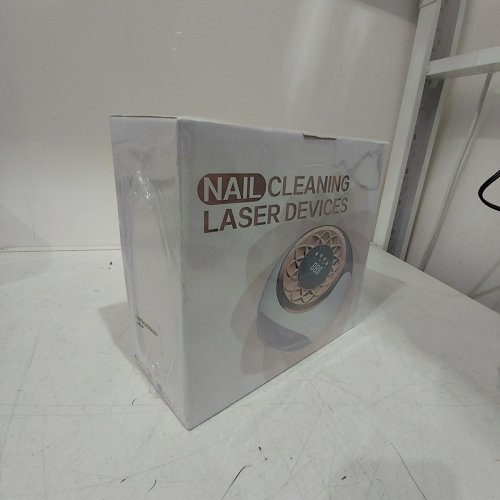 NAIL CLEANING LASER DEVICE FOR ANTI FUNGAL INFECTION WITH DIGITAL DISPLAY FOR PROFESSIONAL USE - WHITE/GOLD (MODEL: KJWGG20241101-US-Y) image 3