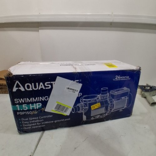 AQUASTRONG IN/ABOVE GROUND POOL PUMP - 1.5HP - 4975GPH - 115V - BLUE/BLACK (MODEL: PSP150AD) image 5