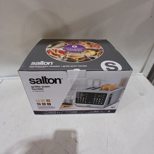SALTON 4 SLICE TOUCHSCREEN TOASTER - 1800W - SILVER (MODEL1992872 / ET2179) image 5
