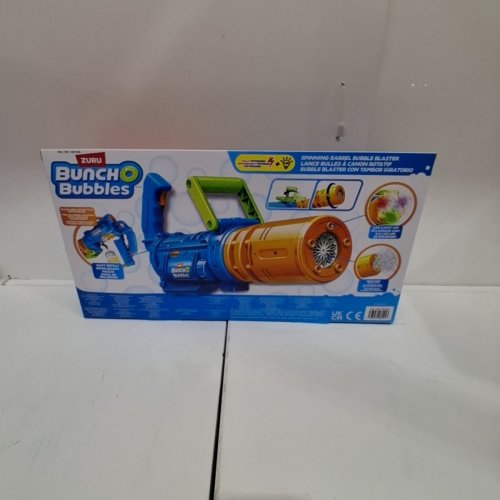 ZURU BUNCH O BUBBLES MOTORIZED BUBBLE BLASTER - 30,000 BUBBLES/MINUTE - BLUE/ORANGE (MODEL : 1851658) image 3