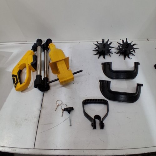 FORDWALT CORDLESS TILLER CULTIVATOR *TOOL ONLY* -18 V - 9" X 6.3" BLADE - 55" LENGTH - YELLOW (MODEL: T4F01) image 2