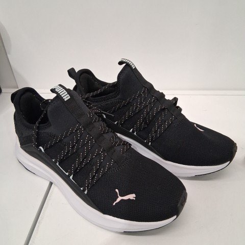 MEN'S PUMA RUNNING SHOE - SIZE 10 - PUMA BLACK/WHITE (STYLE:314316-01) image 2