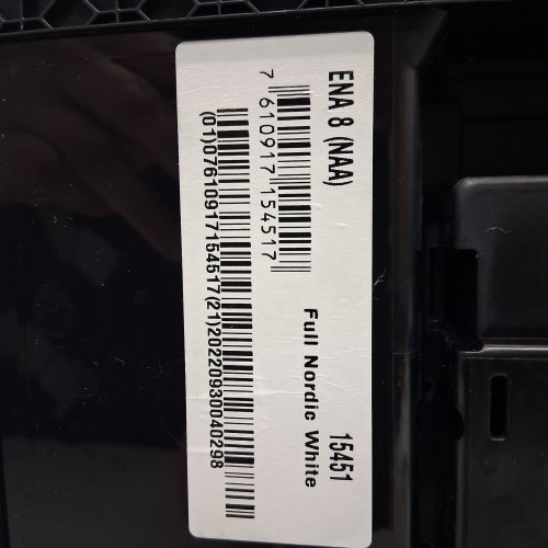 JURA ENA 8 TOUCHSCREEN AUTOMATIC ESPRESSO COFFEE MACHINE - FULL NORDIC WHITE (MODEL: 15495) image 12