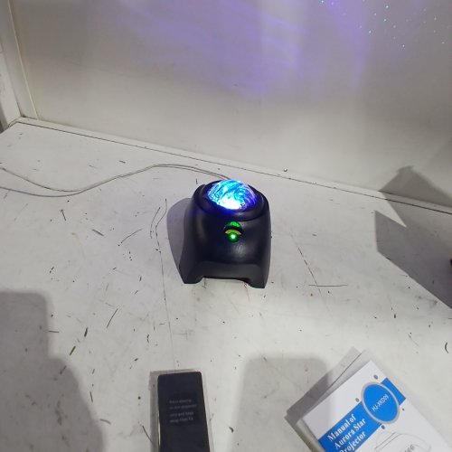 STAR PROJECTOR WITH GALAXY PATTERN, REMOTE CONTROL, AND BLUETOOTH SPEAKER - MARS ROVER - BLACK - (MODEL: ‎HJ-XKD05) image 2