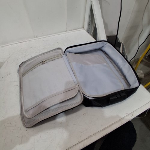 ETHZZLE FIREPROOF FILE/DOCUMENT ORGANIZER BAG - 11" X 14.5" X 3.9" - BLACK (MODEL: 3B1EUQCGJANM) image 5