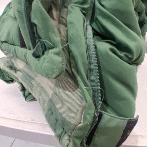 HERCULES 40° OVERSIZED RECTANGULAR SLEEPING BAG - 80" X 36" - HUNTER GREEN (STYLE: 23606) image 2