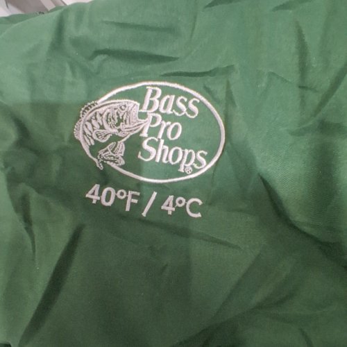 HERCULES 40° OVERSIZED RECTANGULAR SLEEPING BAG - 80" X 36" - HUNTER GREEN (STYLE: 23606) image 5