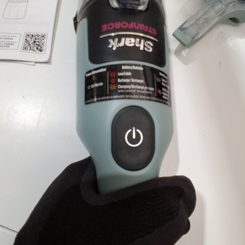 SHARK STAINFORCE CORDLESS HANDHELD CARPET/UPHOLSTERY STAIN CLEANER - (MODEL: HX101C) image 2